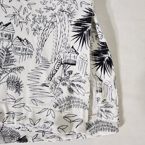 J. Jill Wearever Collection Women's Tank Top Large Palm Print Sleeveless Beach - Picture 7 of 10